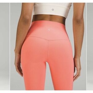 New Lululemon Align High-Rise Crop 17" Raspberry Cream‎ Sz 2